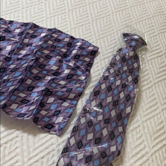 ( J. BLADES & CO.) vintage clip-on tie set - Picture 2 of 7